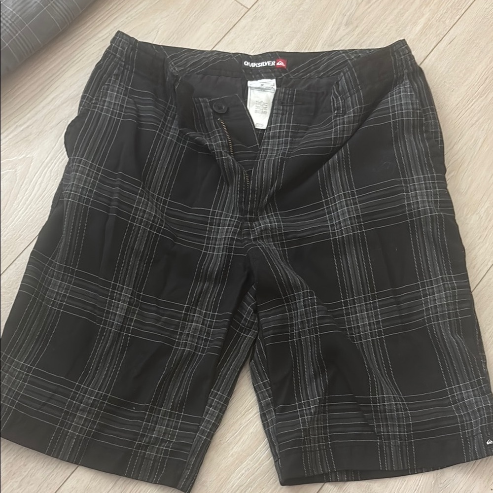 Quiksilver Dark Checkered Shorts